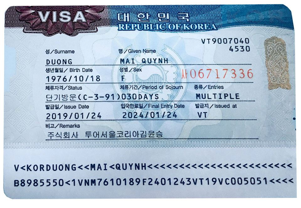Visa Hàn Quốc